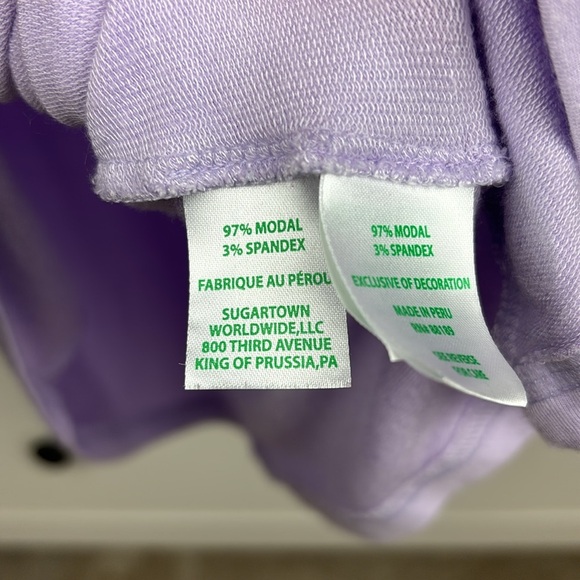 Lilly Pulitzer Light Purple V-Neck Top Ribbon Criss Cross Back - S - Picture 6 of 8